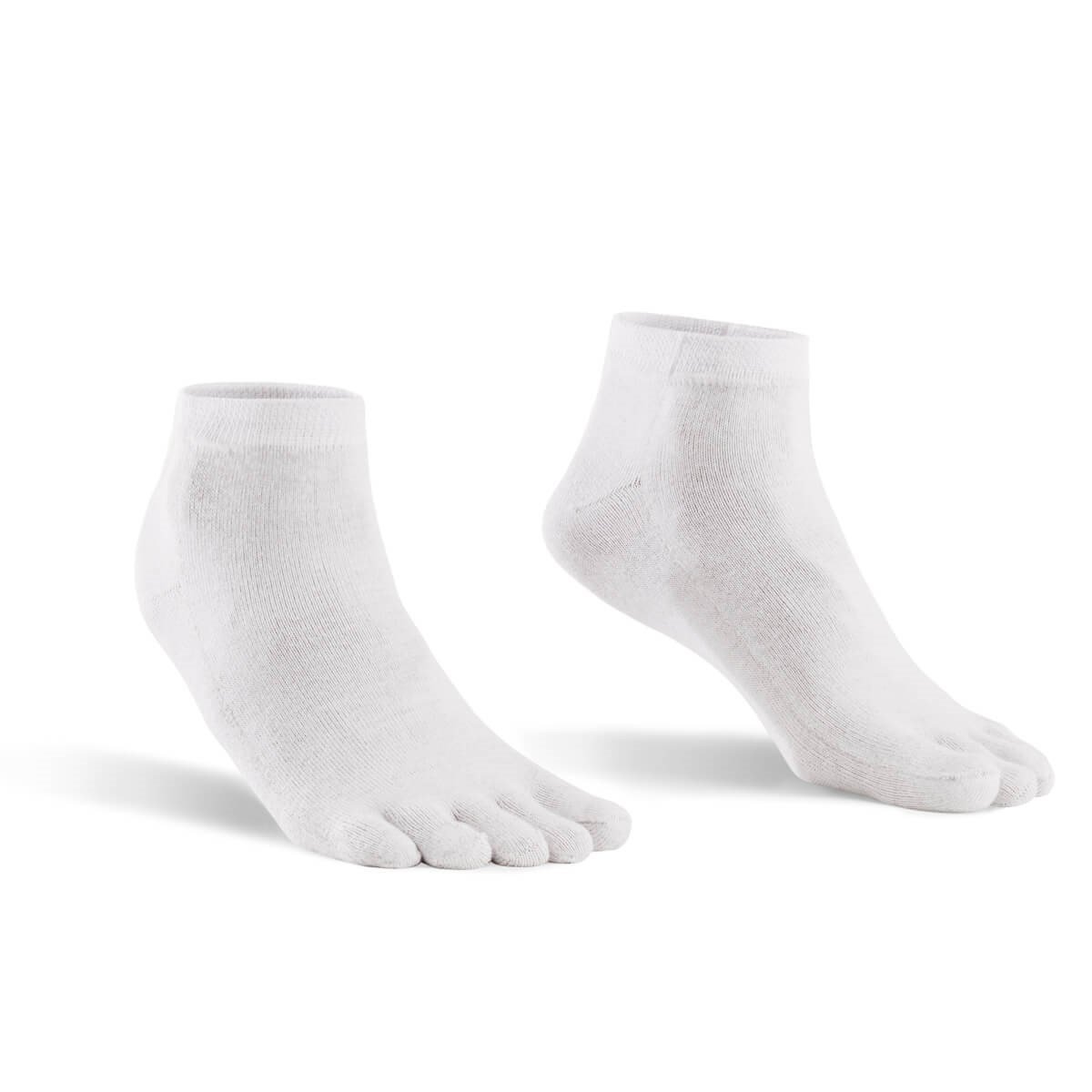 Koku Önleyici Patik Parmaklı Beyaz Gümüş Çorap